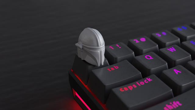Keycap Mandalorian 3D model thumbnail