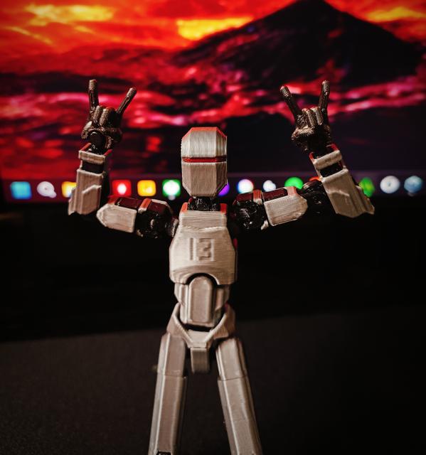 Dummy 13 Rock/Metal hands 3D model thumbnail