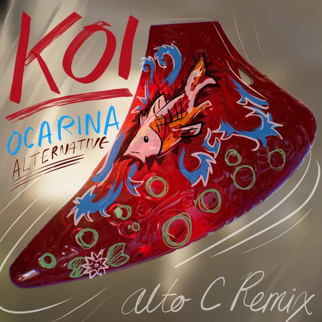Koi Fish Ocarina (Alto C Remixed) 3D model thumbnail