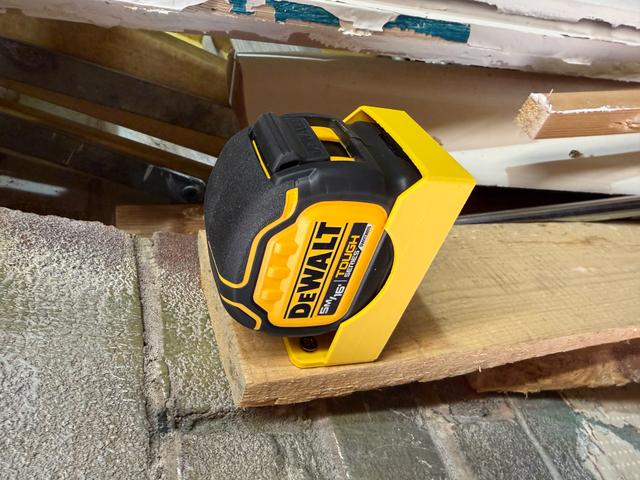 Tape Measure Holder Wall Mounted 3D model thumbnail