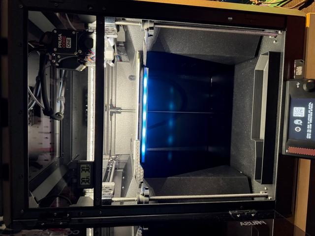Core One Nozzle Wiper - Remix (LED Bar friendly,  M3 threaded inserts) 3D model thumbnail