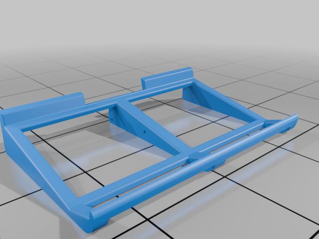 Black Magic Design Micro panel Support 3D model thumbnail
