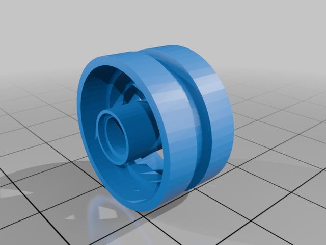 Brick Rims for Speed Champions Ten-Spoke/Klemmbaustein Felge 3D model thumbnail