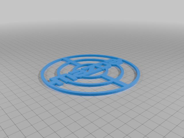 Miata logo speaker grill 3D model thumbnail