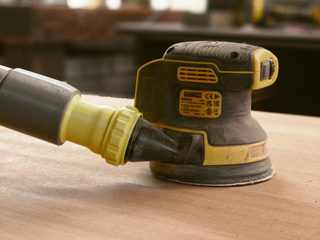 Dewalt DCW210 Sander to 50mm Camlock 3D model thumbnail