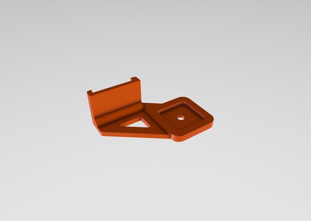 Nebula camera rail mount for Ender 3 KE 3D model thumbnail