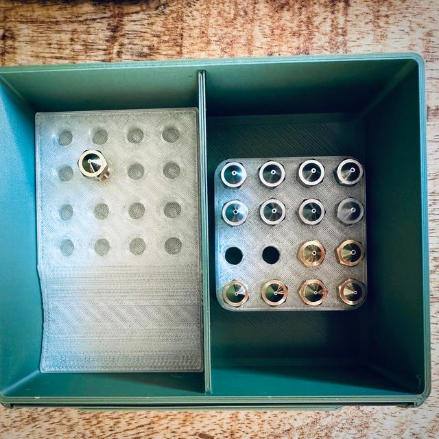 Drawer insert for Nozzles (16x) - Modular 001 x2 3D model thumbnail