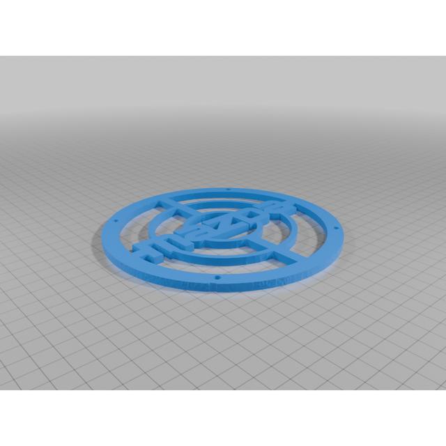Mazda speaker grill 3D model thumbnail