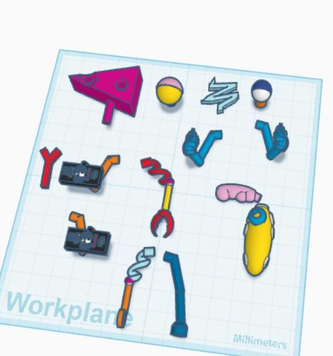 Zooble Action figure  3D model thumbnail