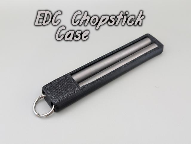 EDC Travel Chopstick Keyring Keeper 3D model thumbnail