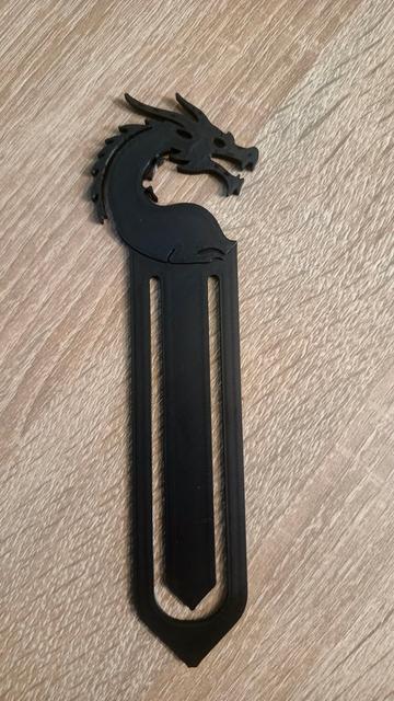 dragon bookmark 3D model thumbnail