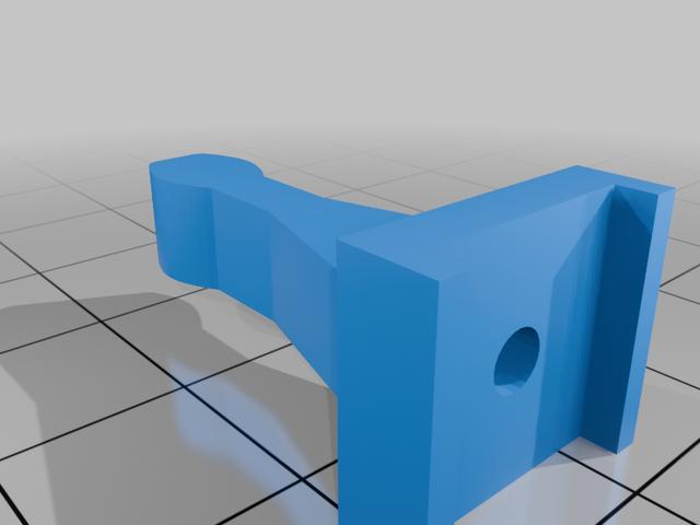 Lian Li PC Case Front Panel Clip 3D model thumbnail