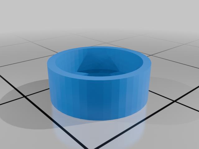 kyosho ultima sae wheel adapter and 12mm spacer to run jconcepts 2.2" wheels 3D model thumbnail