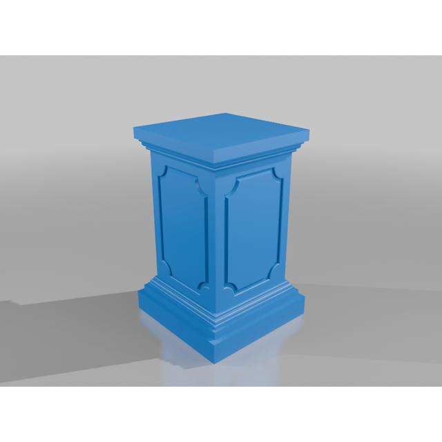 Plinth 3D model thumbnail