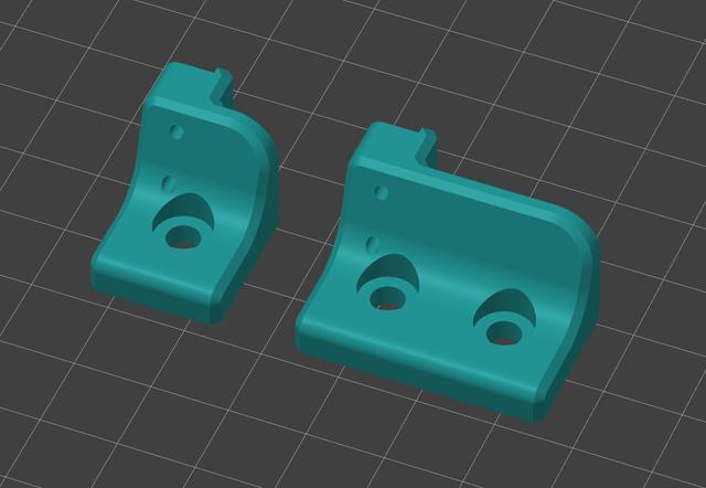 Ender 3 NG v1.2 two-screw Y endstop 3D model thumbnail