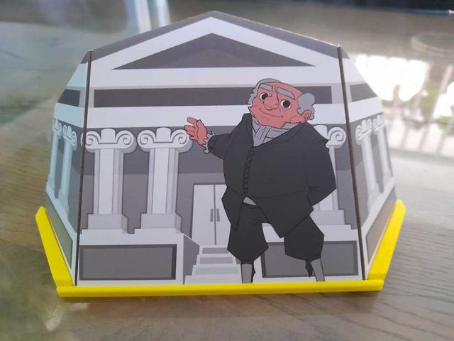 Player Screen (vault)  Stand for Money Maker The Goldsmith's Tale Boardgame 3D model thumbnail