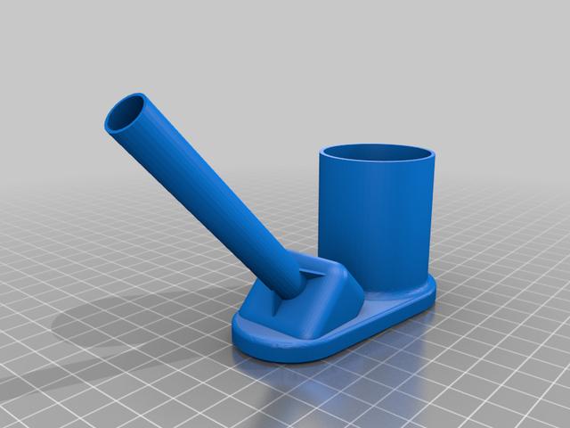 Stomp rocket launcher 45° 3D model thumbnail