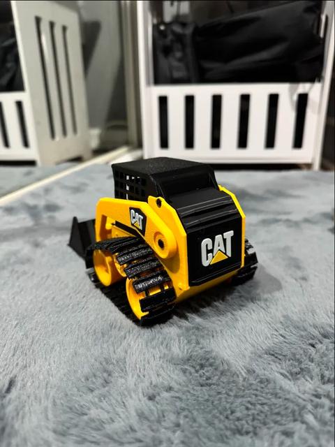 CAT logos for ProfessorBoots SkidSteer 3D model thumbnail
