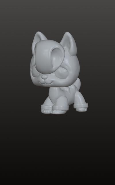 LPS-Inspired Houndour 3D model thumbnail