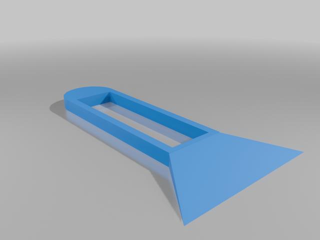 bed scraper 3D model thumbnail