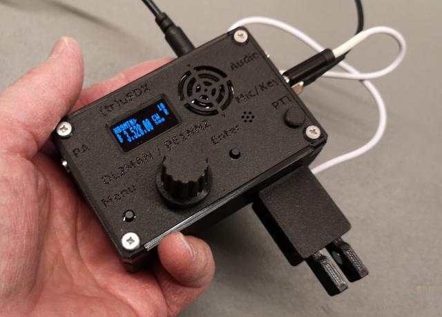 Adam's Morse Code Paddle with Dove Tail and Cable 3D model thumbnail