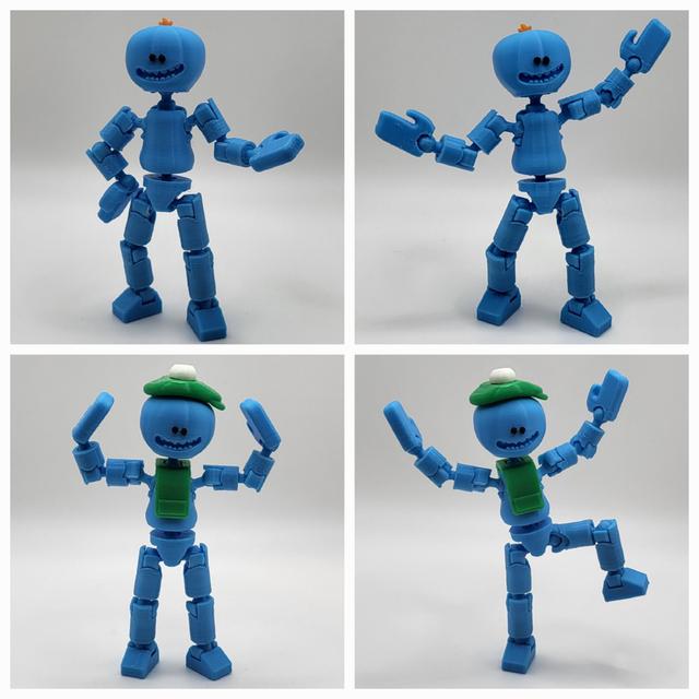 MINI 13: Mr Meeseeks 3D model thumbnail