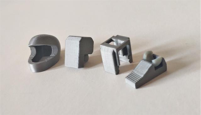 Modified parts for soozafone's LUCKY 13 Figure 3D model thumbnail