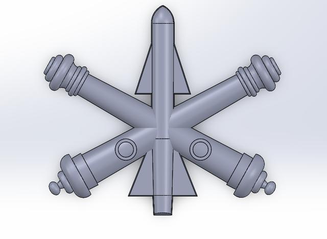 ADA Branch Logo 3D model thumbnail