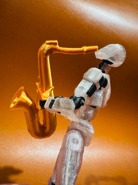 Dummy 13 saxophone 2.0 3D model thumbnail