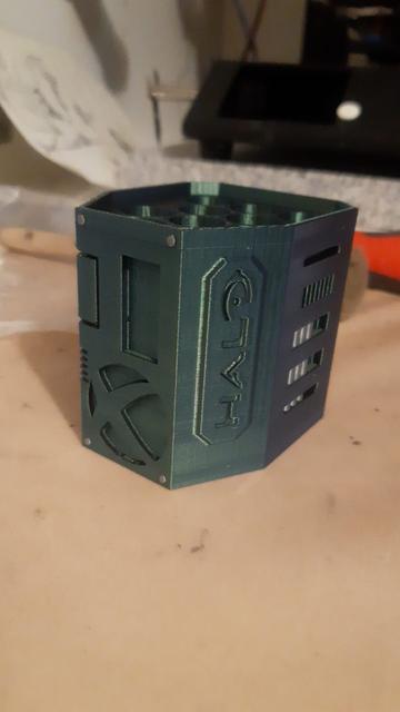 Right Launcher with HALO/XBOX logo 3D model thumbnail