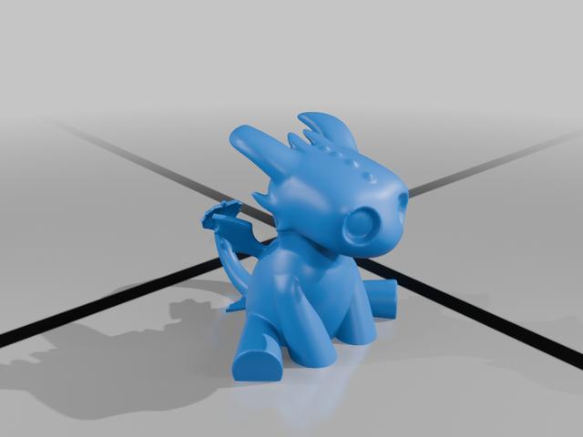 Collection of Mini httyd dragons (ongoing) 3D model thumbnail