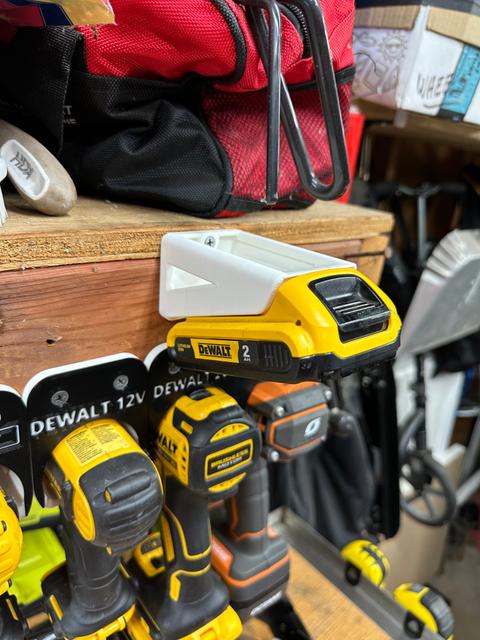 DeWalt 20V Battery Holder 3D model thumbnail
