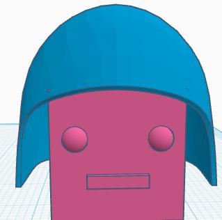 100 yard stare meme face for Y5 Action Figure 3D model thumbnail