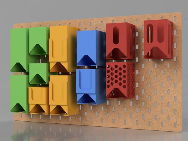Various Tea Dispenser for Skadis 3D model thumbnail