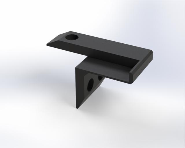 Mirrored PSU holder 3D model thumbnail