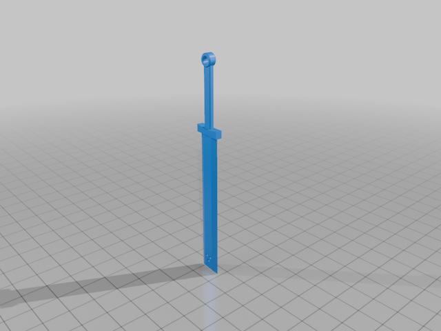Executioner Broadsword for 144 Scale Gundam 3D model thumbnail