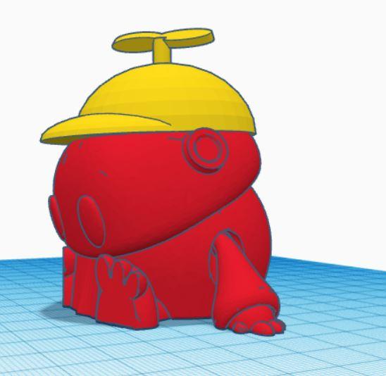 Mini Articulated Robot Remix 3D model thumbnail