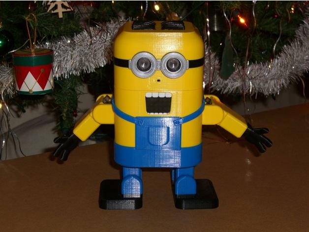 Otto Minions robot 3D model thumbnail