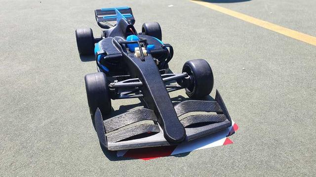OpenRc F1 Nose Mercedes Style 3D model thumbnail