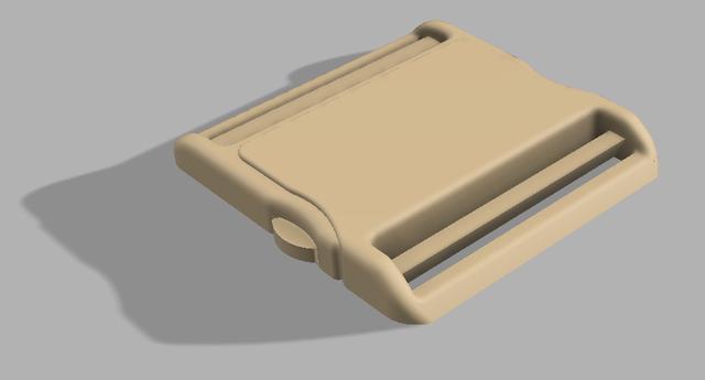 Robust BUCKLES 60mm wide 3D model thumbnail
