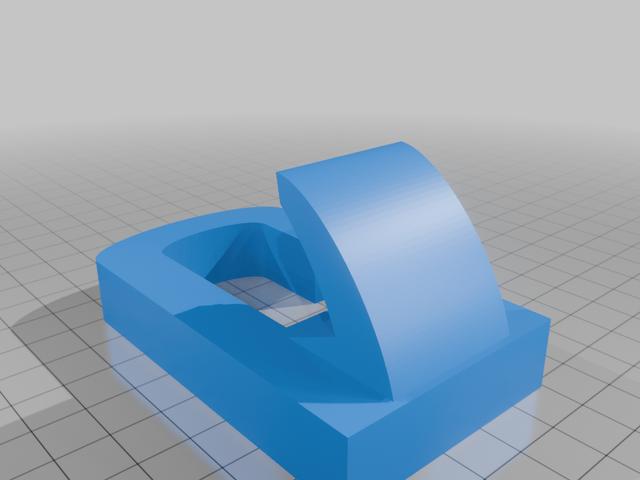 Coat Closet Door Handle 3D model thumbnail
