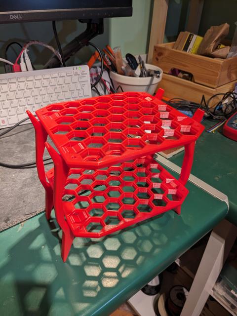 Tool rack feet 3D model thumbnail