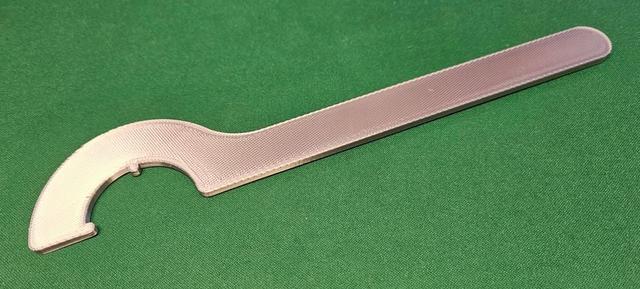 AR-15  Kronenmutternschlüssel / Castle Nut Wrench 3D model thumbnail