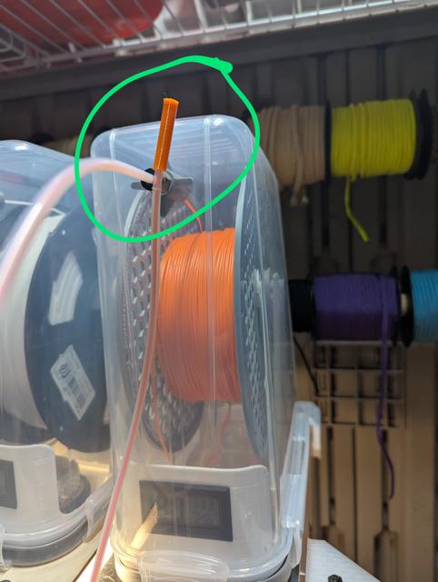 Drybox teflon tubing end cover 3D model thumbnail