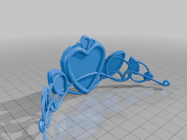 Heart Crown 3D model thumbnail