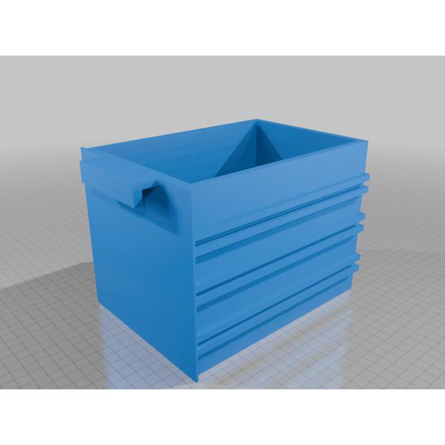 deep drawer  3D model thumbnail