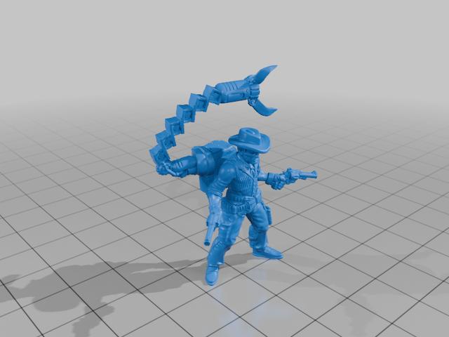 Guilty McCreech 2.0 Heroscape Proxy 3D model thumbnail
