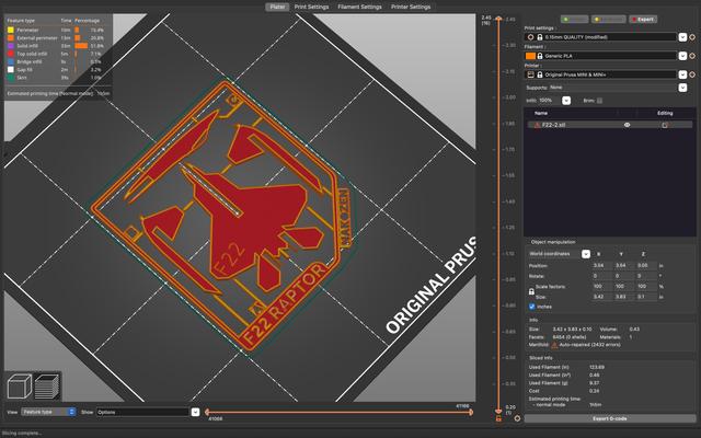 F22 fighter jet 3D model thumbnail