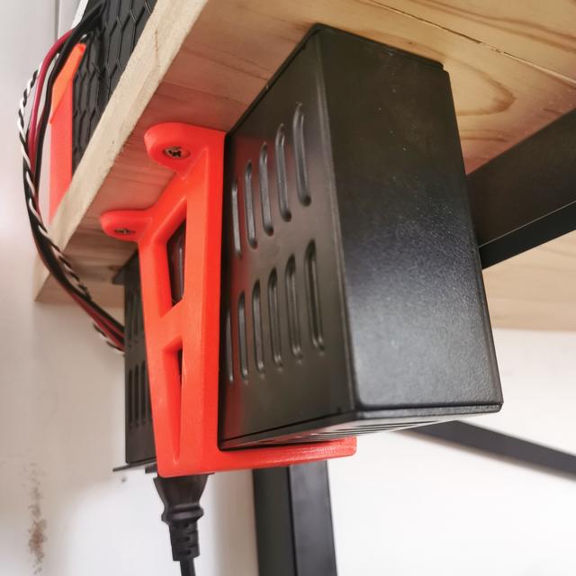 Psu Holder for Not Ikea Lack Table 3D model thumbnail