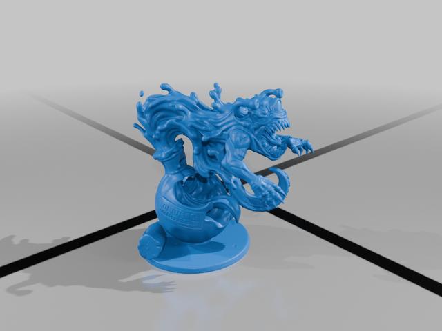 Potion Mimic Bottle and Potion Mimic Liquid 3D model thumbnail